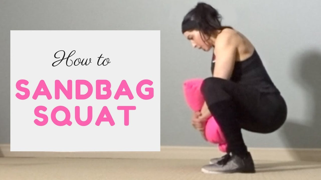Sandbag Squats with Dr Sara Solomon StrongFit Sandbags